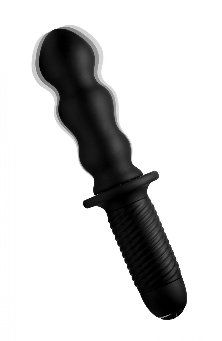 The Groove 10X Silicone Vibrator with Handle