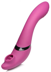 7X 180 Degree Rotating Silicone Swivel Licking Vibrator