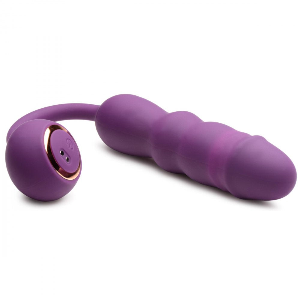 Thrust Thumper Thrusting Silicone Vibrator with Remote